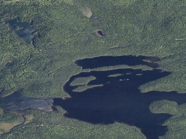 Aerial image of Back Parlor (Scraggly Lake Public Land)