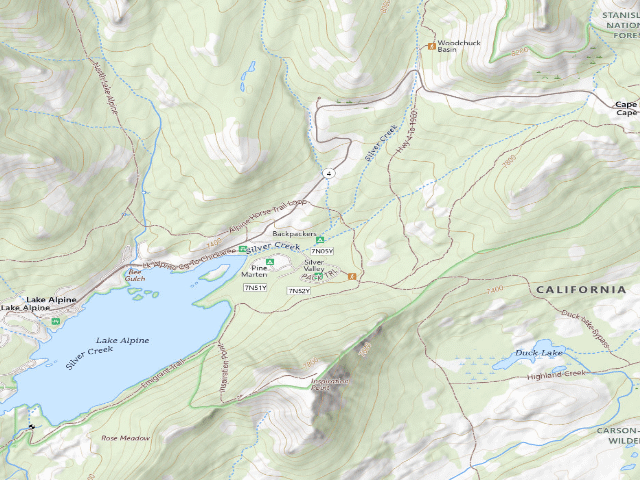 USGS topographic map of Backpackers