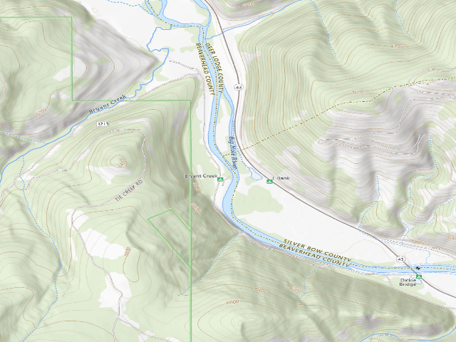 USGS topographic map of Bad Axe Job