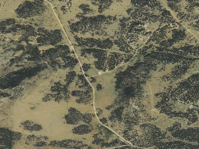 Aerial image of Badger Flats Camping Area