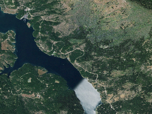 Aerial image of Bailey Canyon