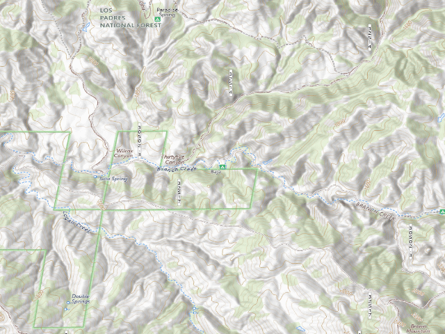 USGS topographic map of Baja