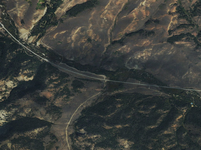 Aerial image of Baker Creek Camping Area