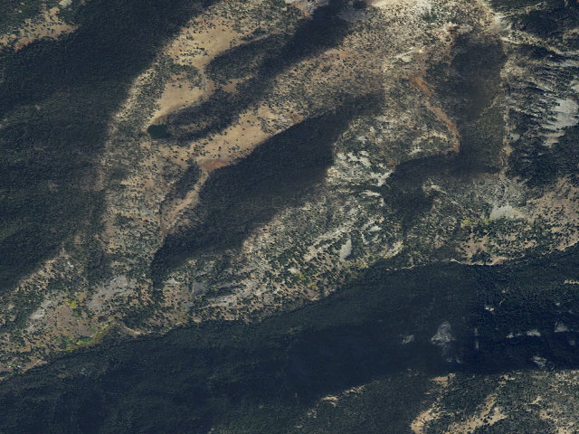 Aerial image of Balanced Rock Campground