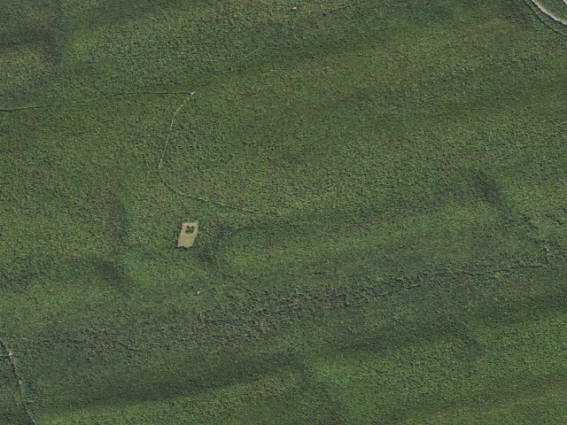 Aerial image of Bald Eagle State Forest roadside campsite 010 Garden Hollow Road