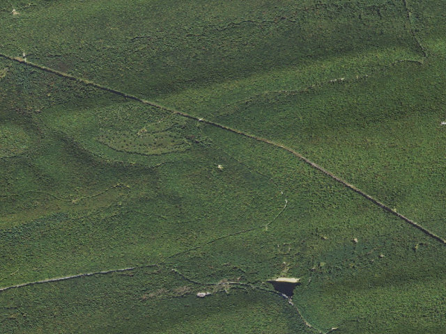 Aerial image of Bald Eagle State Forest roadside campsite 011 Black Gap Road