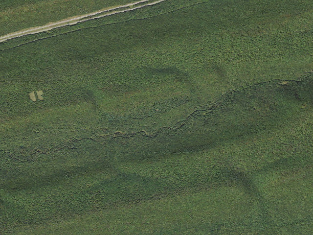 Aerial image of Bald Eagle State Forest roadside campsite 015 White Deer Creek Road