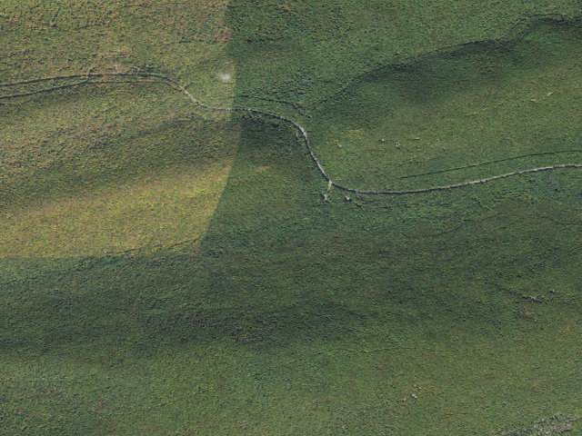 Aerial image of Bald Eagle State Forest roadside campsite 021 Bear Run Road