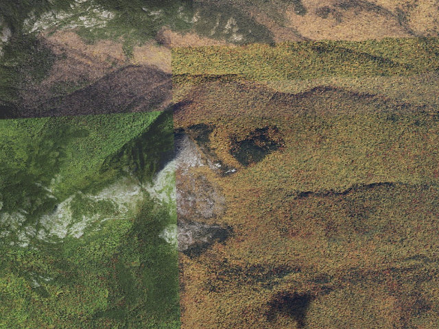 Aerial image of Baldface Shelter