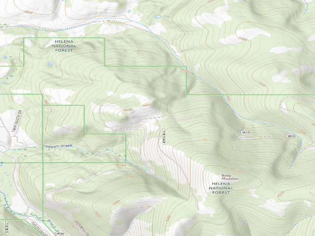 USGS topographic map of Baldy Mtn-Rd 1826-009