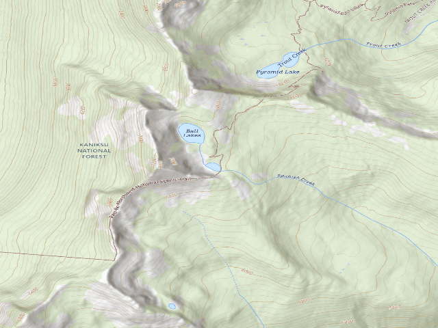 USGS topographic map of Ball Lake (Lower)