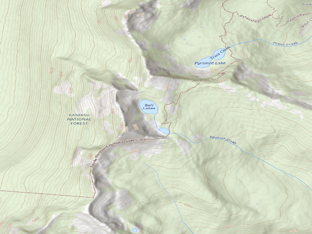 USGS topographic map of Ball Lake (Upper)