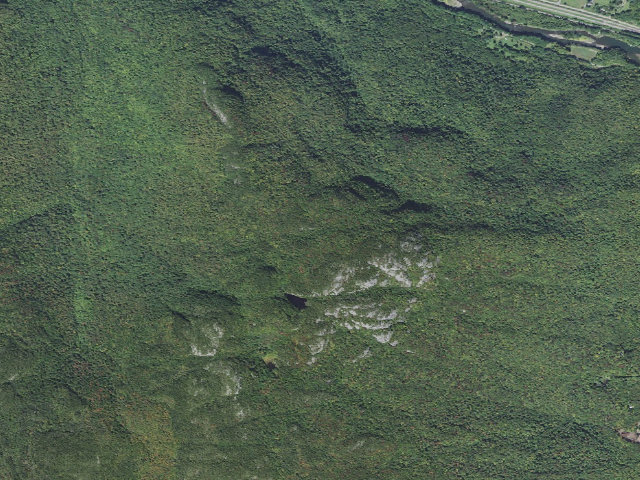 Aerial image of Bamforth Ridge Shelter
