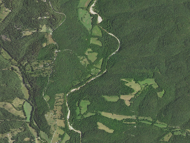 Aerial image of Bar-K Wrangler Camp