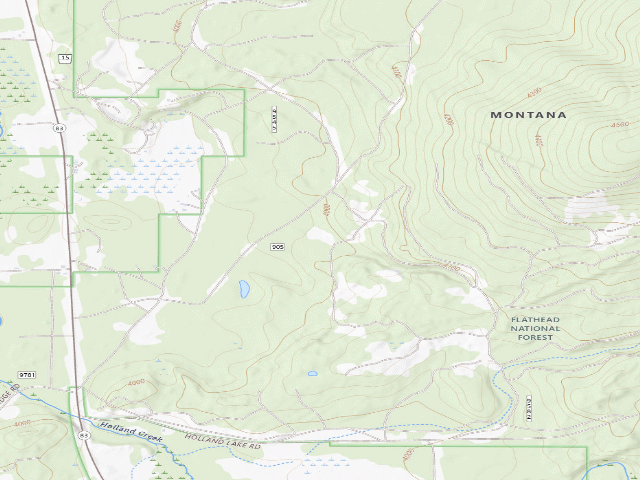 USGS topographic map of Barber Creek - 4