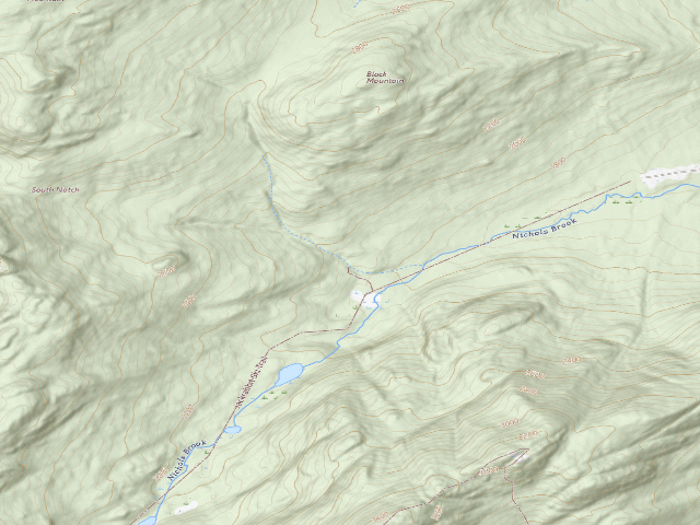 USGS topographic map of Barkeater Cliffs Campsite [DEC #11703] (Sentinel Range Wilderness)