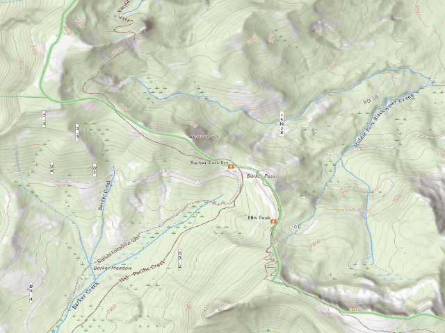 USGS topographic map of Barker