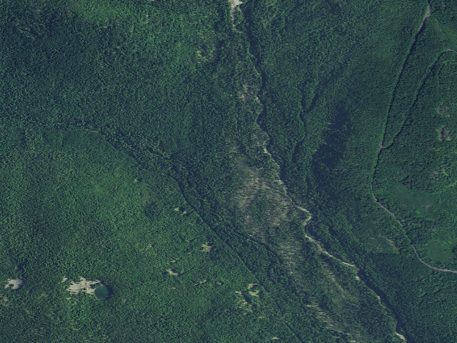 Aerial image of Barlow Creek