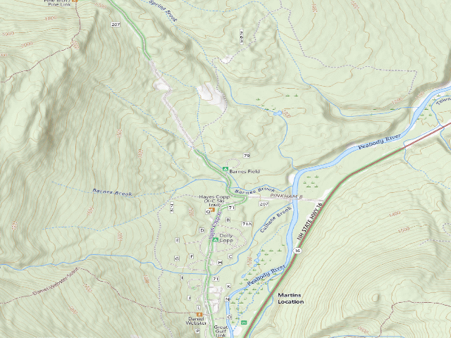 USGS topographic map of Barnes Field