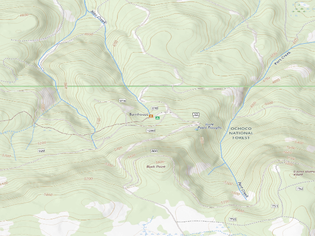 USGS topographic map of Barnhouse