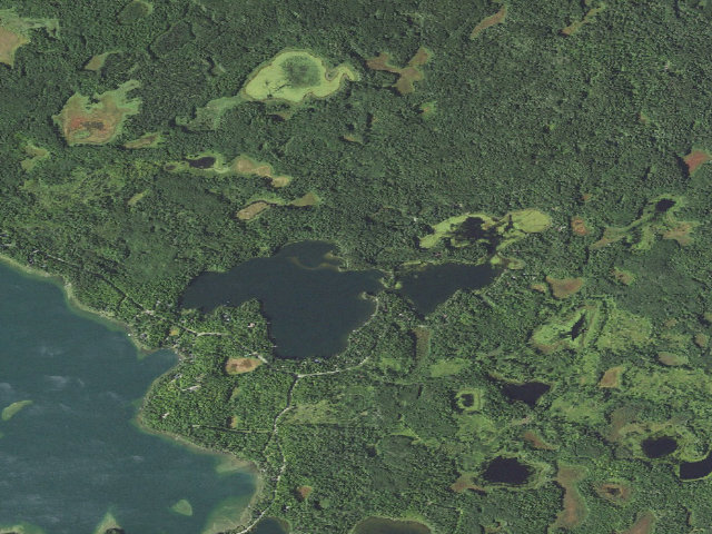 Aerial image of Barnum Lake - W2