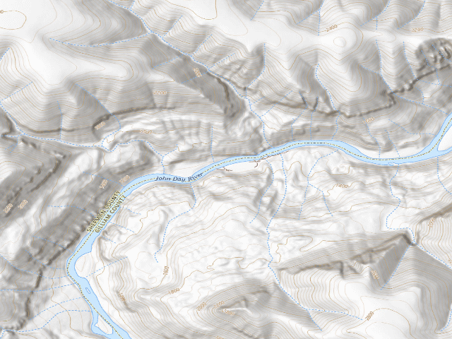 USGS topographic map of Basalt Beach