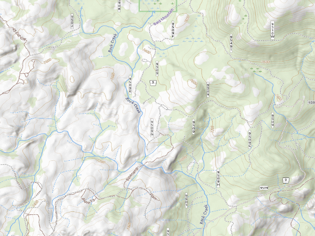 USGS topographic map of Base Camp