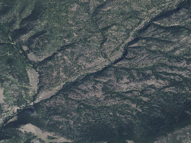 Aerial image of Basin Creek Rd 6393-6