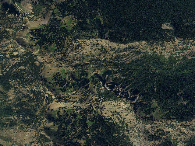 Aerial image of Basin Lake