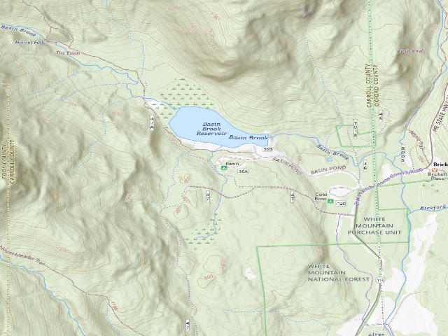 USGS topographic map of Basin
