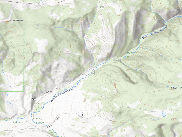 USGS topographic map of Battle Creek