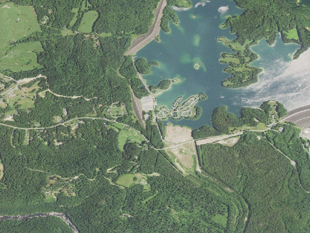 Aerial image of Battle Run Campground
