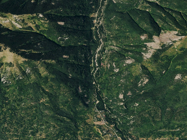 Aerial image of Bay City Campground