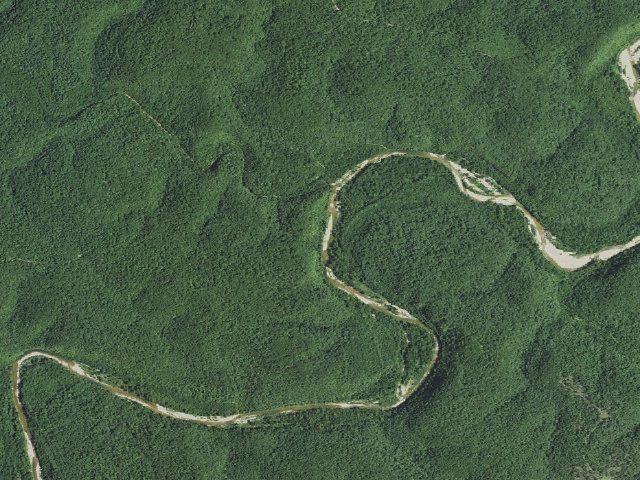 Aerial image of Bay Creek Campground