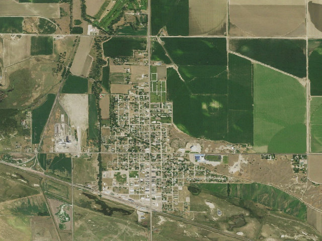 Aerial image of Bayard City RV Sites (Swimming Pool Park)