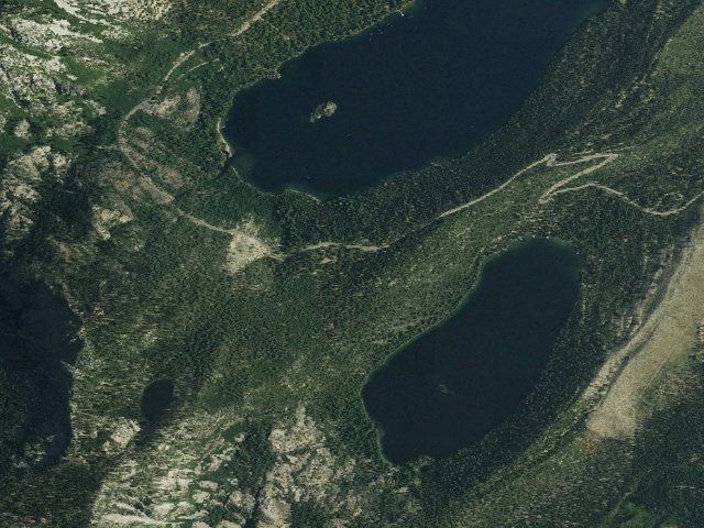 Aerial image of Bayview Campground