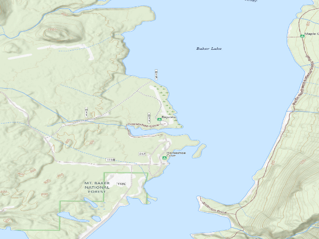 USGS topographic map of Bayview