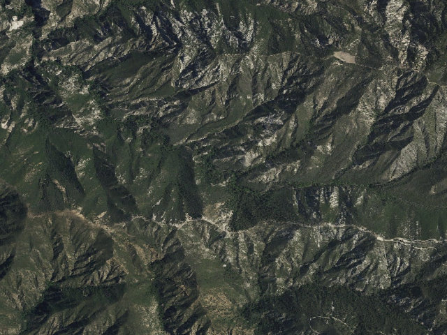 Aerial image of Bear Canyon