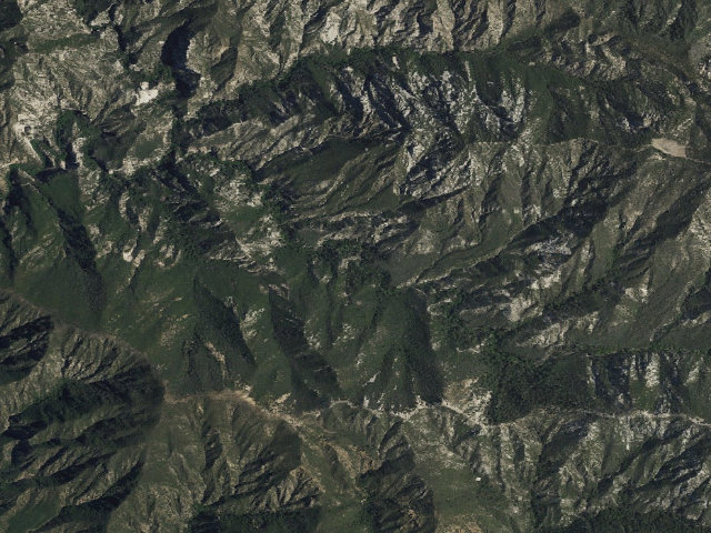 Aerial image of Bear Canyon Trail Camp