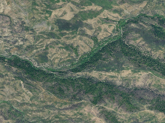 Aerial image of Bear Creek