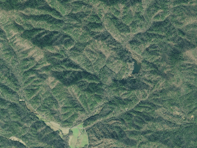 Aerial image of Bear Creek Campground