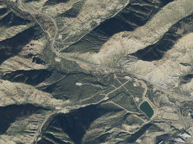 Aerial image of Bear Creek Campground