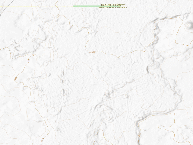 USGS topographic map of Bear Den Butte Wilderness Study Area