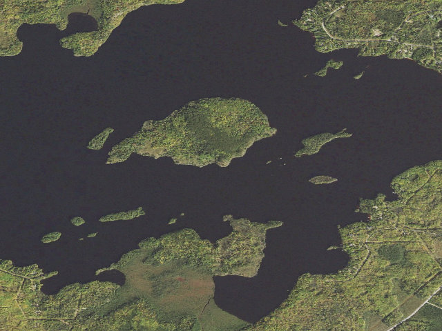 Aerial image of Bear Island Lake Site 2