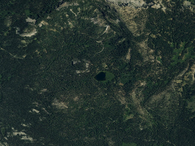 Aerial image of Bear Lake