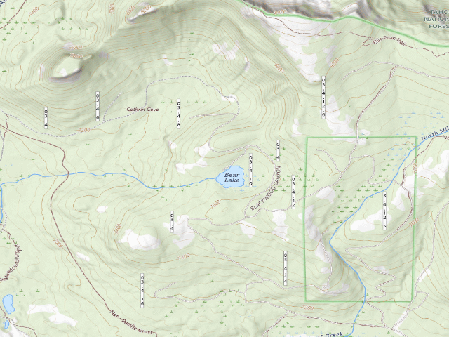 USGS topographic map of Bear Lake