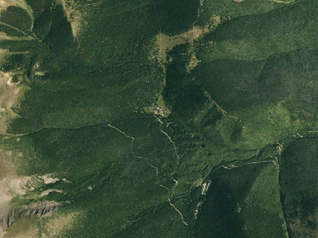 Aerial image of Bear Lake