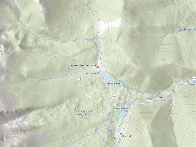 USGS topographic map of Bear Lake