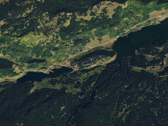 Aerial image of Bear Lake
