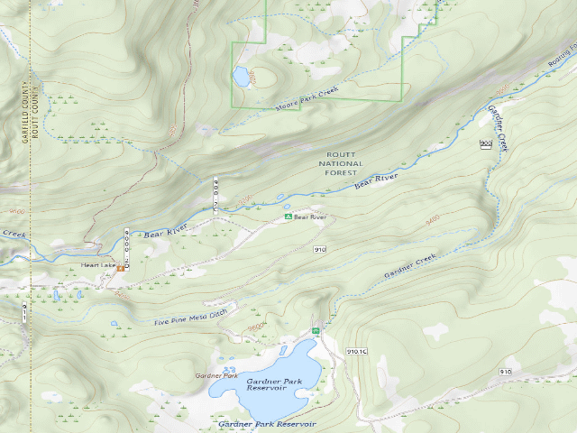 USGS topographic map of Bear River
